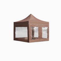 야외 행사 캐노피 천막용 투명창 벽면 주차천막 운동회 행사용 자바라 포차, 1개, 투명지퍼2M 레드