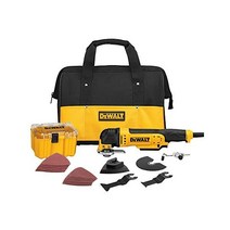 DEWALT 진동 공구 3Amp 목재 블레이드 사포 및 공구 가방 포함 유선(DWE315K)