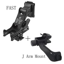 펜싱 장비 용품 VULPO MICH M88 FAST Helmet Mount Kit For Rhino NVG PVS-14 PVS-7 야간 투시경 단안 용 헬멧 액세서리, 07 FAST J Arm Mount Set