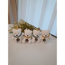은은한 향이 오래가는 차량송풍구 방향제 곰돌이방향제 가죽곰돌이방향제 곰돌이 송풍구 곰돌이차량방향제, 잉글리쉬앤프리지아, 서있는-흰색