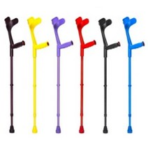 (팔꿈치지팡이) 엘보클러치 클래식칼라 1세트 목발, 보라색