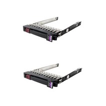 HP DL380 DL360 G5 G6 G7용 2x 2.5인치 HDD 디스크 캐디 브래킷 트레이, 140x80x19mm, 설명한대로, 설명한대로