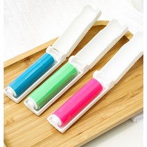 빨아쓰는 반영구 먼지제거기 끈끈이 재사용 돌돌이, 그린