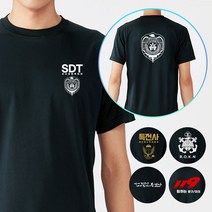 블랙 해군 쿨론 SDT 해군특수전전단 특수부대 반팔티셔츠길단 유니폼 유니폼제작 커스텀 커스텀티셔츠 티셔츠제작 SDT 특임대 특임대티셔츠 특임대반팔티