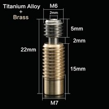 노즐 바늘 청소 3D 프린터 3dsway 3d 부품 titanium 합금 바이메탈 레드, 10개, 목구멍