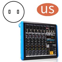 전문 6 채널 믹서 dsp 잔향 효과 mp3 플레이어 usb 48v 전원 공급 장치 무선 블루투스 믹서, smr6-us