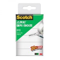 pdg# 3M 스카치 매직 테이프 리필 810R 6 12×18M 3m 투명 양면 박스 크리스탈