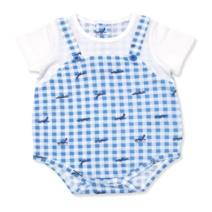 오가닉맘 더센트럴 오가닉맘 체크로스 반소바디수트(MFM4QS04)