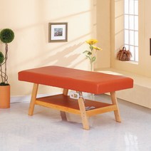 원목 피부미용 마사지침대 경락베드 KS-701, 1800x650x650, 화이트