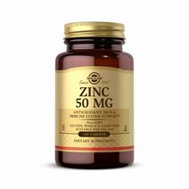 솔가 징 50mg 100정Solgar Zinc 50 mg 100 Tablets, 1개, 기본