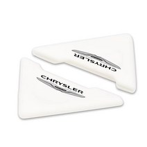 자동차 앞문 코너 커버 충돌 방지 실리콘 보호대 크라이슬러 300c 안드로이드 타운 컨트리 PT 크루저 퍼시, 04 white sty2