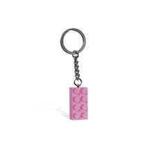 레고 852273 레고® 핑크색 블록 열쇠고리 LEGO® Pink Brick Key Chain