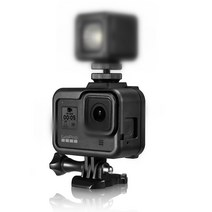 액션캠대여 초미니무선카메라 바디캠 Gopro Hero 8 용 Suptig 액세서리 GoPro Hero8 표준 보호 프레임 하우징 케이스 마운트 커버 블랙 카메라