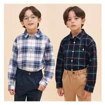 빈폴키즈 23SS 에센셜 헤릿 체크 셔츠