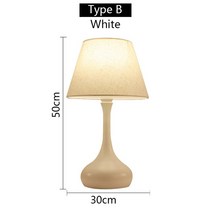 침실 침실을위한 NordicTable 램프 거실 연구실 침대 옆 Nightstand 조명 책상 침실 장식 홈 가구, 02 A white 3 color_03 US Plug