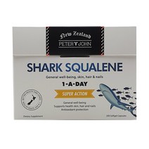Peter & John 피터앤존 뉴질랜드 스쿠알렌 상어간유 Shark Squalene 200캡슐, 1세트