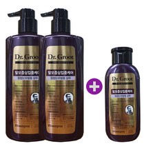 [닥터그루트] 탈모증상집중케어 샴푸 - 힘없는 모발용 500ml x 2개 + 190ml