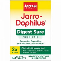 자로우 포뮬라 Digest Sure Probiotic with 소화 효소 50억 CFU30정