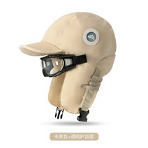 스키장고글 스노우보드고글 2023 겨울 모자 전문 야외 스키 방풍 방수 따뜻한 면화 비행 이동식 고글 DMZ88, 10 Clear Lens 6