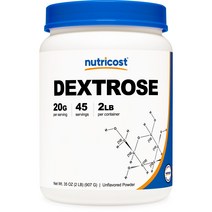 뉴트리코스트 덱스트로오스 언플레이버드 파우더 글루텐 프리, 907g, 1개