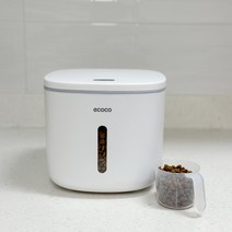 살림의발견 원터치 밀폐형 다담다 사료통 v2, 10L, 그레이