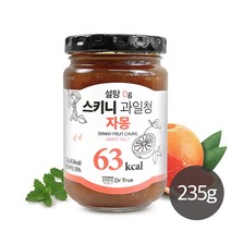 닥터트루 설탕영그램 스키니 스테비아 과일청 자몽 무설탕 235g, 1개