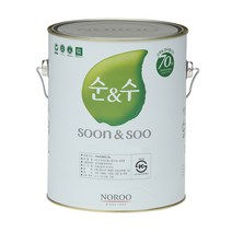 노루 순수100 4L 수성 내부 친환경 DIY 페인트 벽지, 옐로우4