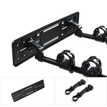 자전거 캐리어용 차량용번호판 자동차번호판세트 자전거 거치대 번호판 브라켓, 번호판, 1개