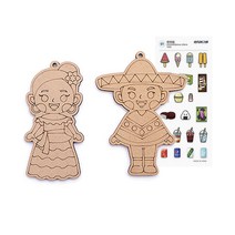 다문화 체험 세트 세계 여러나라 의상 우드 팬시 교구 초등 교육 diy 만들기 키트, 멕시코 ＋ 사은품 증정