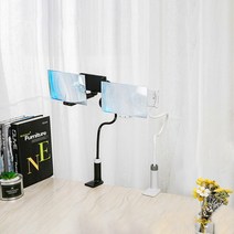 탁상용휴대폰거치대 유튜브거치대 화면확대용 휴대용탁상거치대 핸드폰탁상거치대 탁상형거치대, 블랙