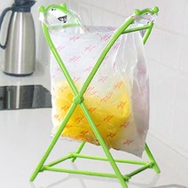 캠핑용 미니 접이식 쓰레기통 쓰레기봉투거치대 휴지통