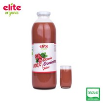 엘리트 유기농 크랜베리주스 100% 착즙원액 700ml 수입완제품 (7일분), 700ml X 1병