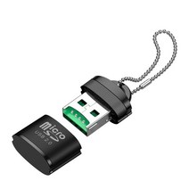블랙박스 메모리 sd 카드 미니 리더 USB 2.0 SD TF 어댑터에 대 한 PC 노트북 액세서리 멀티 스마트 Cardreader 판독기, 06 Black