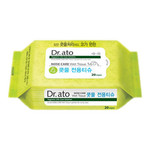 닥터아토 콧물 전용티슈 20매입 1팩