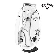 캘러웨이 21 레이디스 스포츠 여성용 바퀴형 캐디백 화이트실버, 단품
