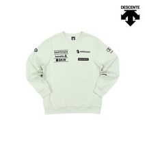 [데상트] A남성 스위스 스키팀 직자수 그래픽맨투맨 SM321SHT91-LIM0