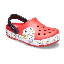 크록스 크록스 아동 샌들 펀랩 스누피 우드스탁 클로그 키즈 206176-8C1