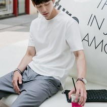 린넨 헤리 반팔티[BJ2225]