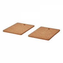 이케아 헤아트 코르크 냄비받침 2P 23x17cm 905.211.71