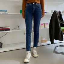제이스타일 뉴스진 히든밴딩 스키니 데님팬츠