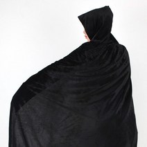 스투피드 벨벳 후드 망토 (여성용/블랙), 선택완료, 단품없음