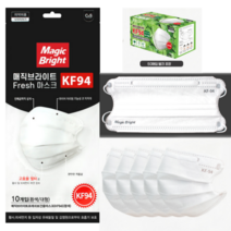 덴탈형 KF94 매직브라이트 하이브리드 귀편한 중형 대형 김국산 마스크 50매 100매, 덴탈형 KF94 2박스 100매