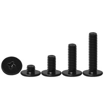 M2 블랙 초저두 볼트 CM 소형 노트북 플랫 헤드 나사 모바일 스크류, M2 (50pcs), 8mm, 1개
