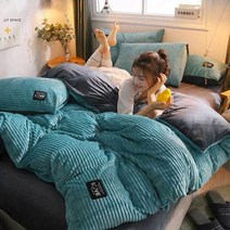 호쿠호니 극세사 이불커버 퀸킹사이즈 슈퍼싱글 겨울 큰 대형 벨벳