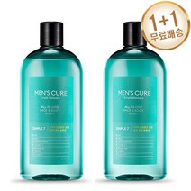 미샤 맨즈큐어 심플7 올인원 페이스 앤바디워시 300ml 1+1, 1개