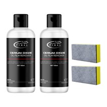 FINAL 자동차 고성능 산화세륨 유막제거제 액상형 100ml + 스펀지, 2세트