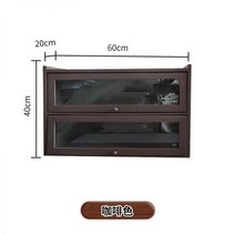 옛날찬장 빈티지그릇장 엔틱 원목 진열장 작은 찬장 미니 유리문 식탁 주방 수납장, 브라운-602단_단문