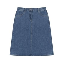 에꼴리에 여아 밴딩 데님 롱스커트 21A1853 BL