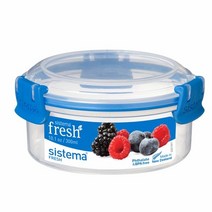 [KT알파쇼핑](사은품)시스테마 프레쉬 블루 원형 보관용기