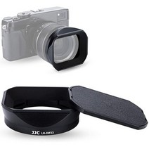 일본직발송 2. JJC 금속 정사각형 렌즈 후드 + 후드 캡 후지 필름 FUJIFILM FUJINON XF 23MM F1.4 R XF 5, One Size_One Color, One Size_One Color, 상세 설명 참조0